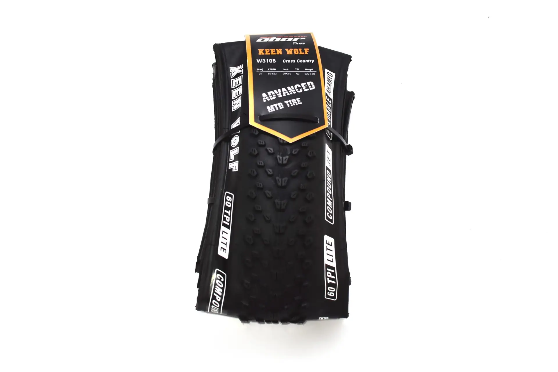 Cubierta 29×2.00 Obor Keen Wolf 60 TPI kevlar