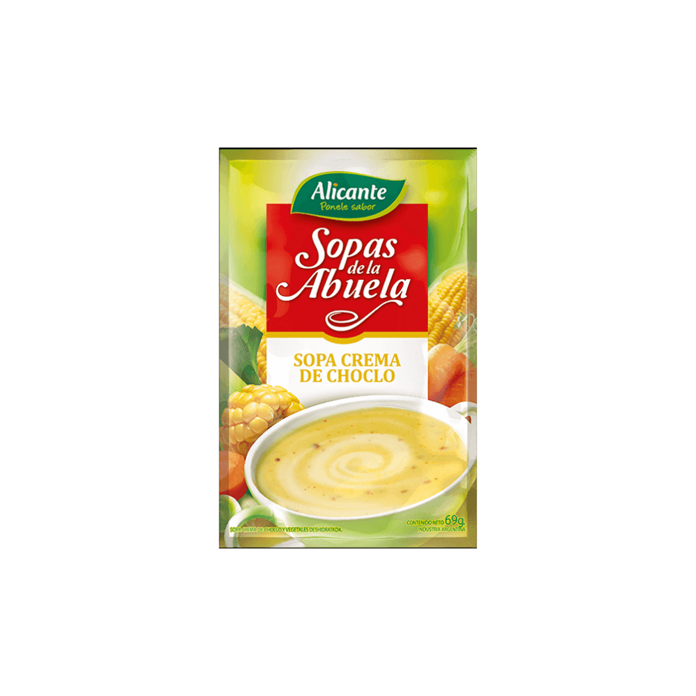 SOPA ALI CREMA DE CHOCLO 69X