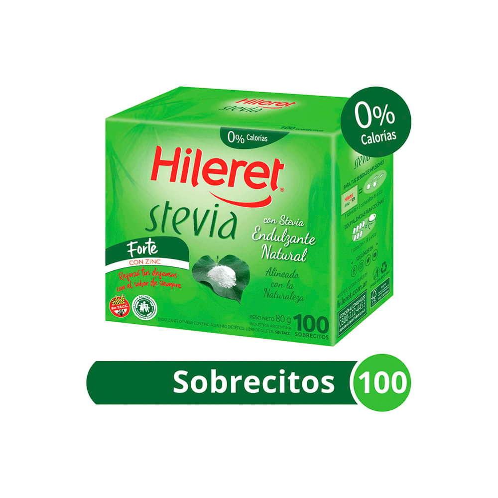 EDUL HILERET STEVIA FORTE SOB 100X