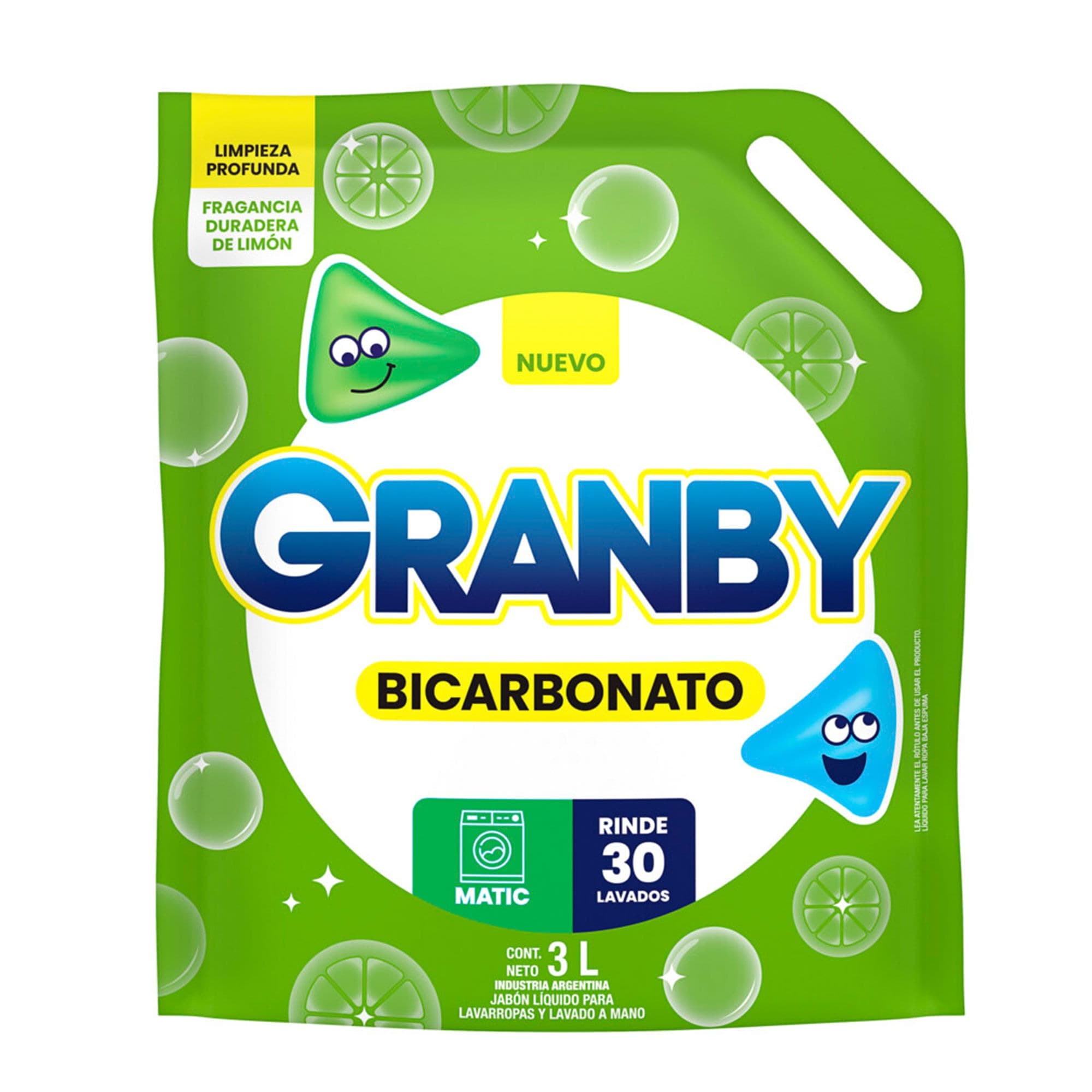 JARL GRANBY BICARBONATO LIMON 3X