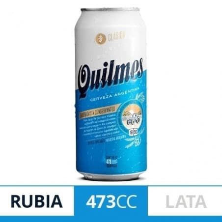 CERVEZA QUILMES CRISTAL LAT 473X