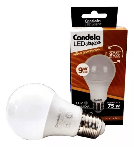 FOCO CANDELA LED CAL 9 W