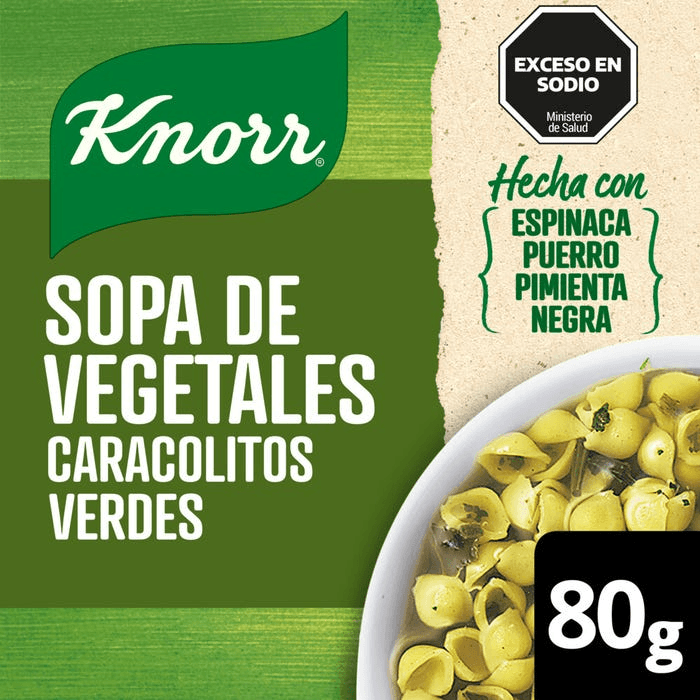 SOPA KNORR VEG C/ PASTA VERDE 80X