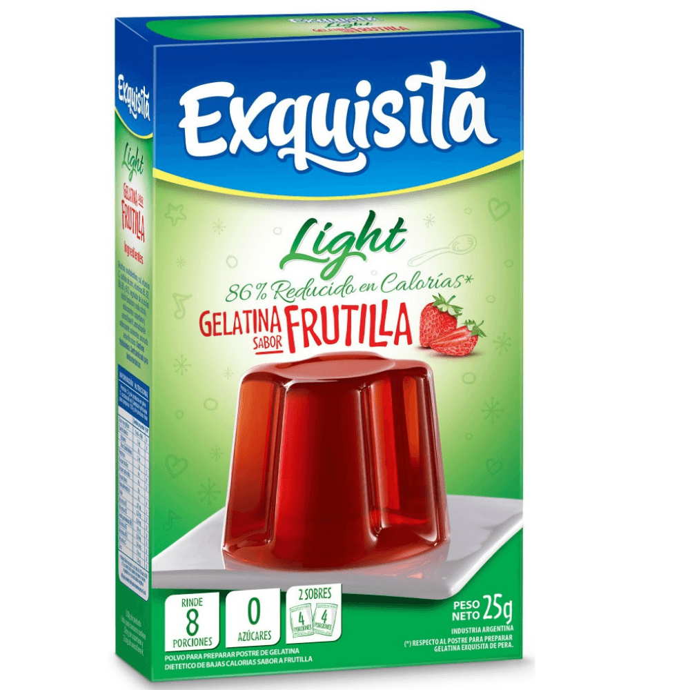 GELATINA EXQUISITA FRUT.BC 25X