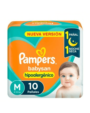 PABB PAMPERS BABYSAN MED 10X