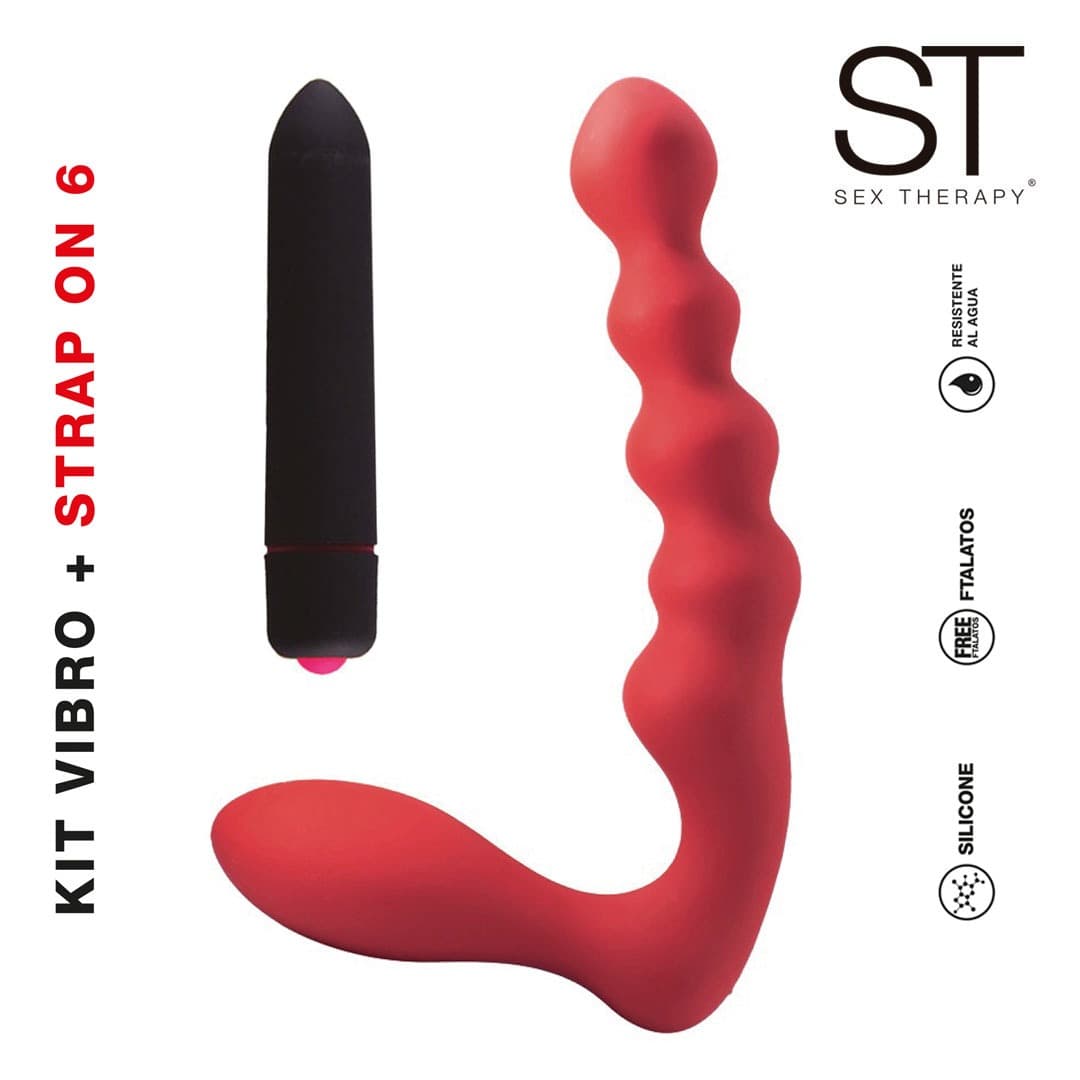 Kit vibro strap on 6