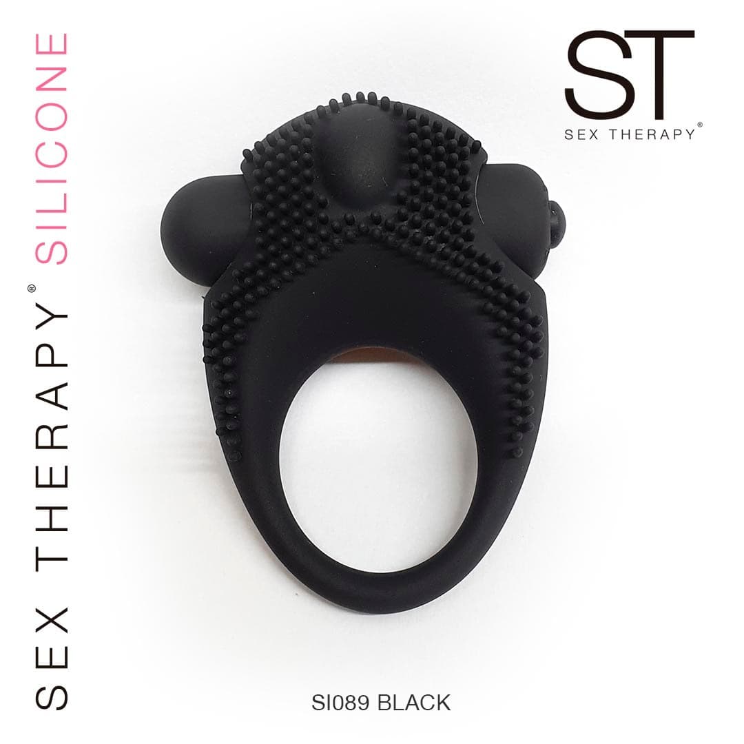 Anillo con vibro negro