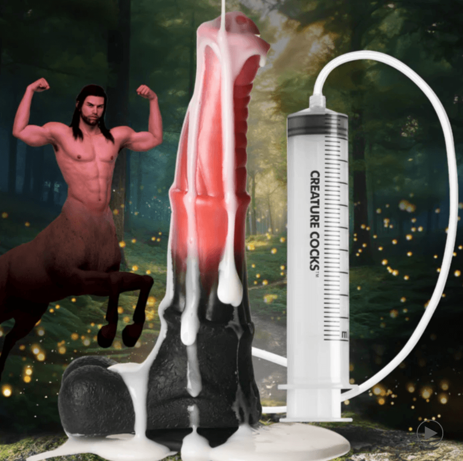 Dildo de silicona eyaculador