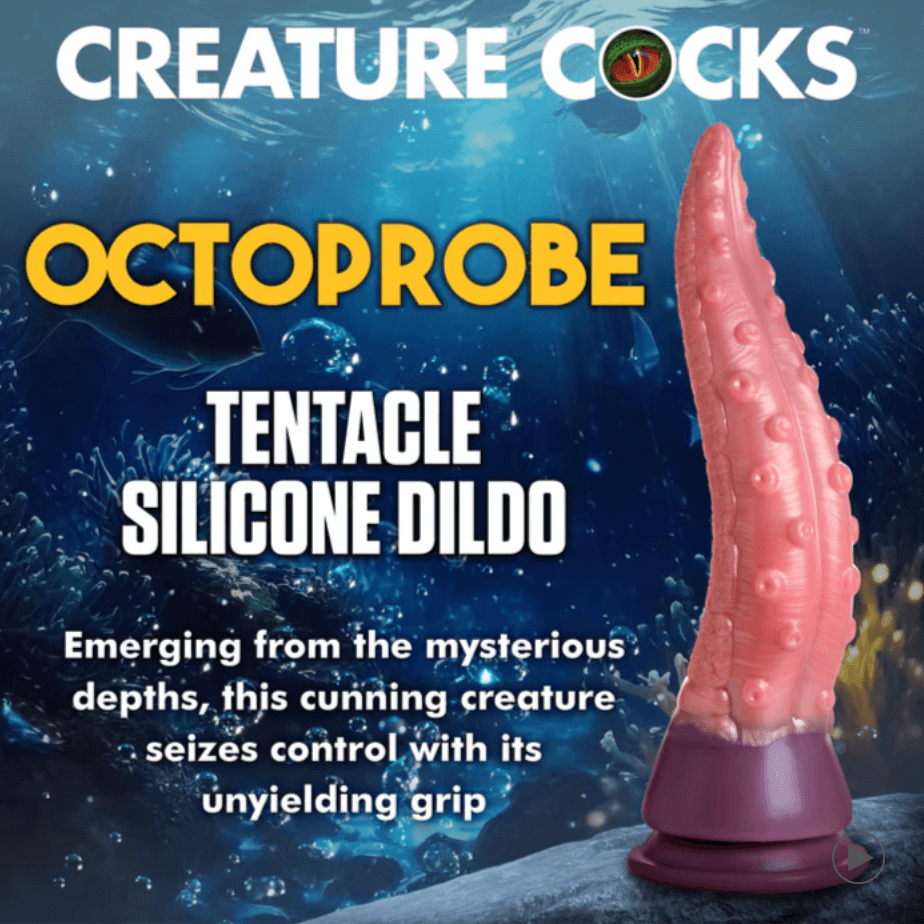 Dildo de silicona con forma de tentáculo Octoprobe