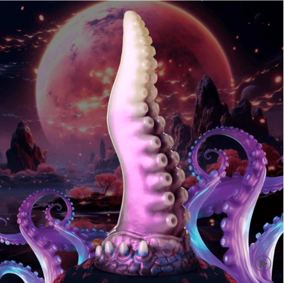 Dildo de silicona con forma de tentáculo de Astropus