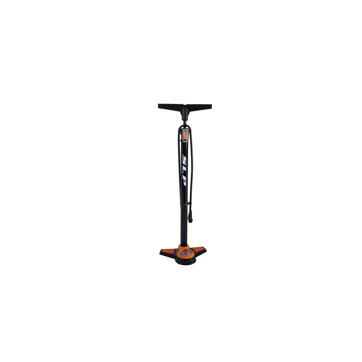 Inflador de pie doble valvula con medidor SLP