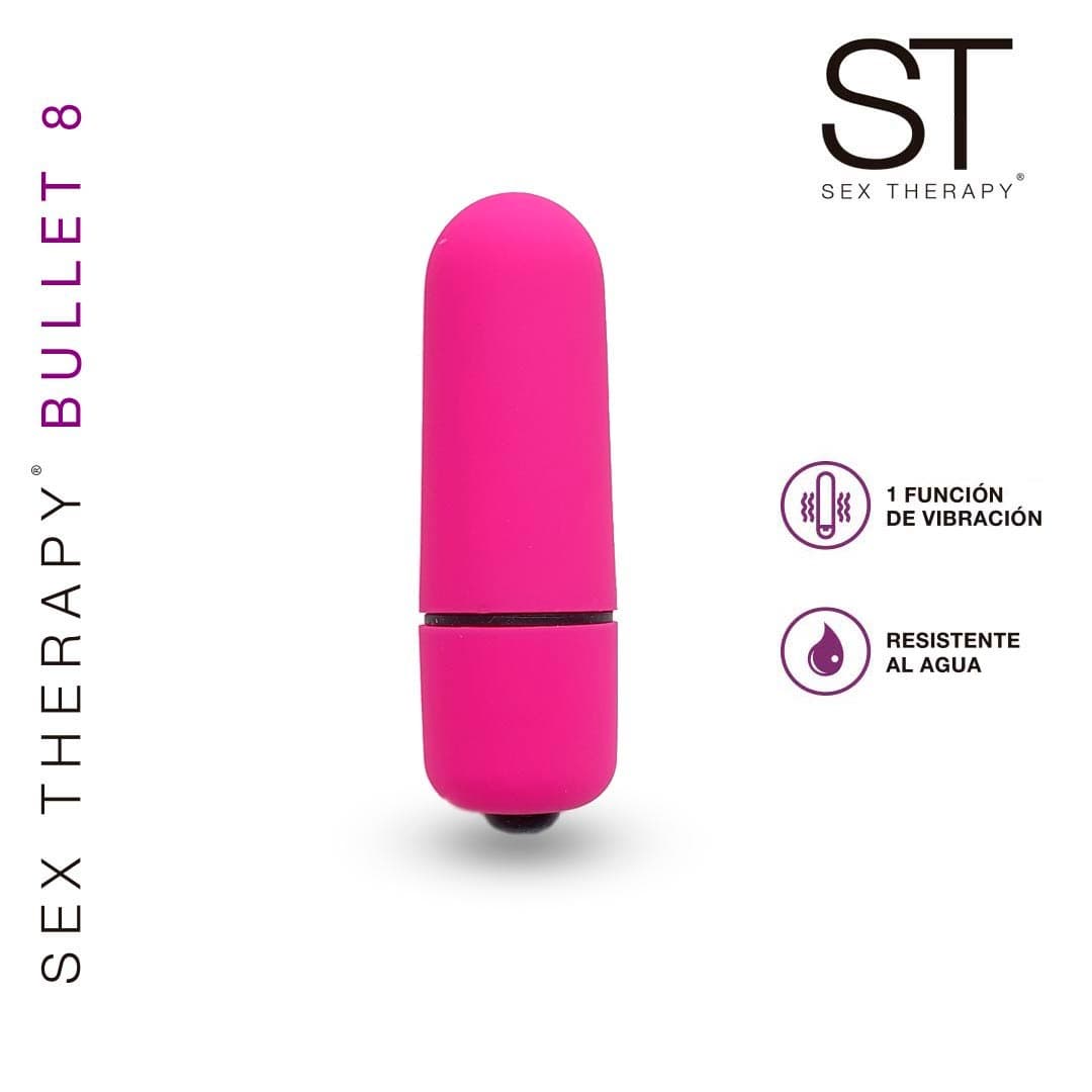 Estimulador clitoriano Bullet 8 fucsia