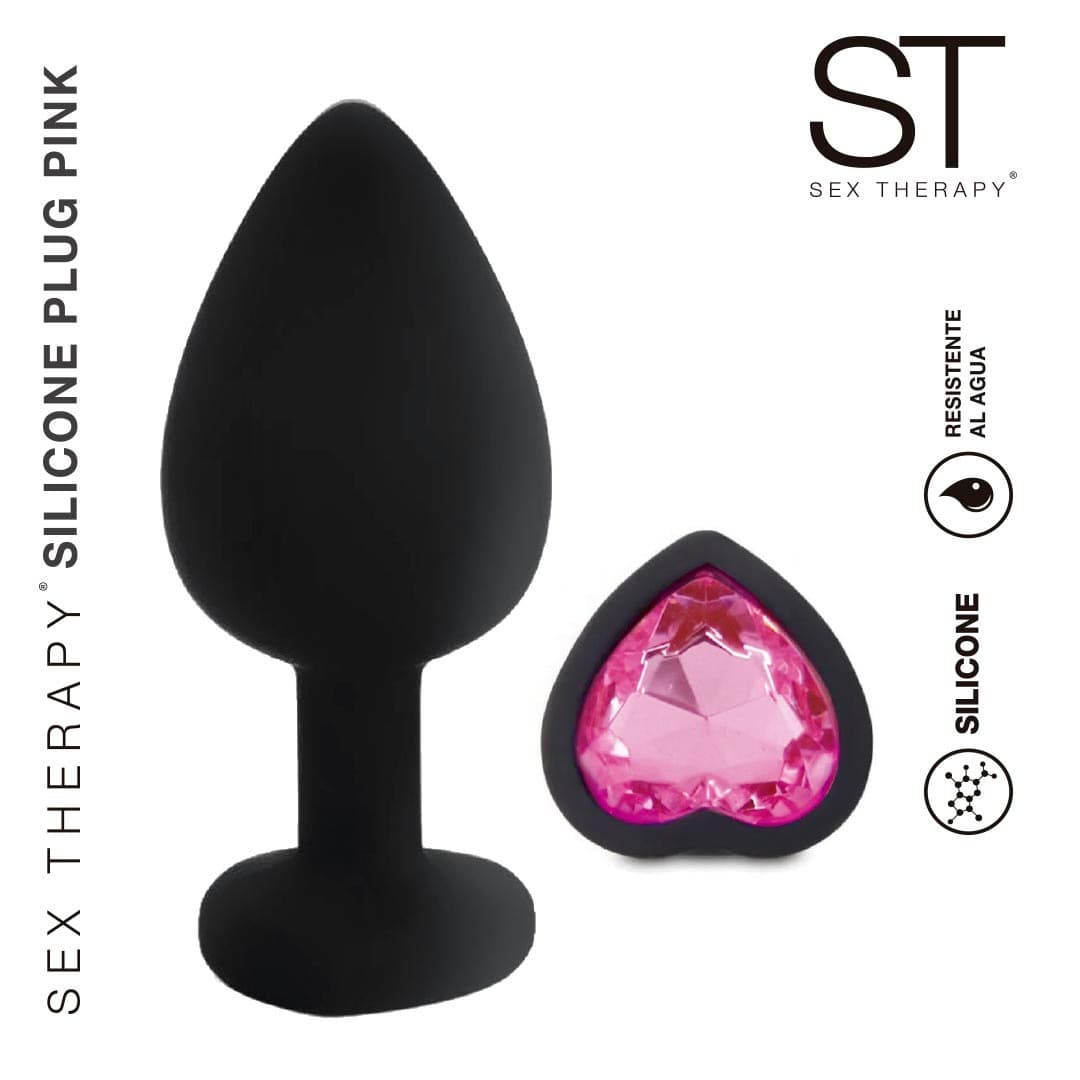 Plug Anal DE Silicona Pink Large