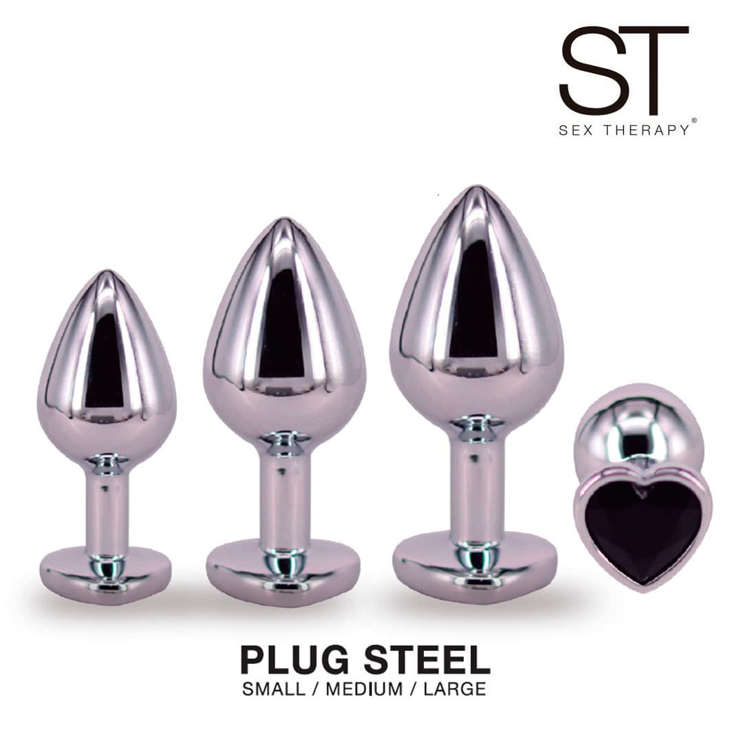 Kit plug steel - Negro