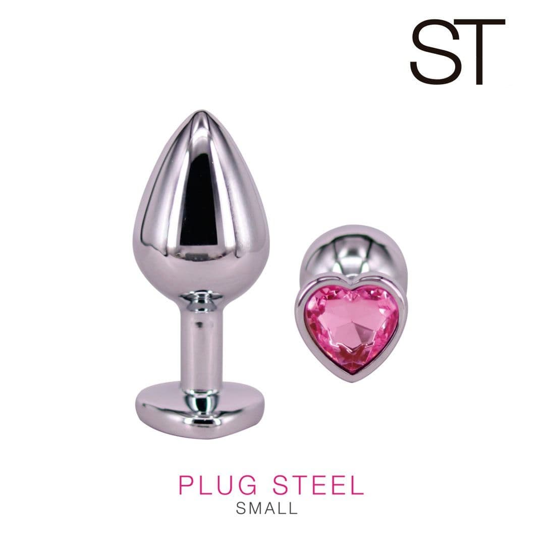Plug anal Steel small - Rosa