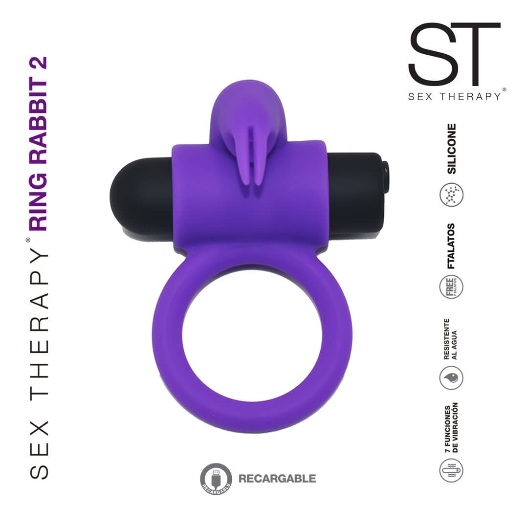 Anillo vibrador Ring rabbit 2