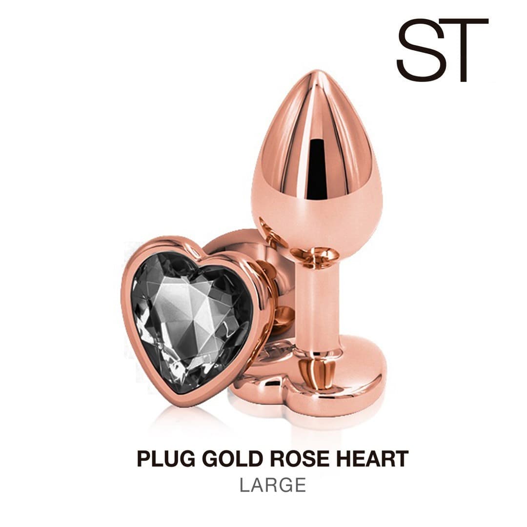 Plug anal rose gold large