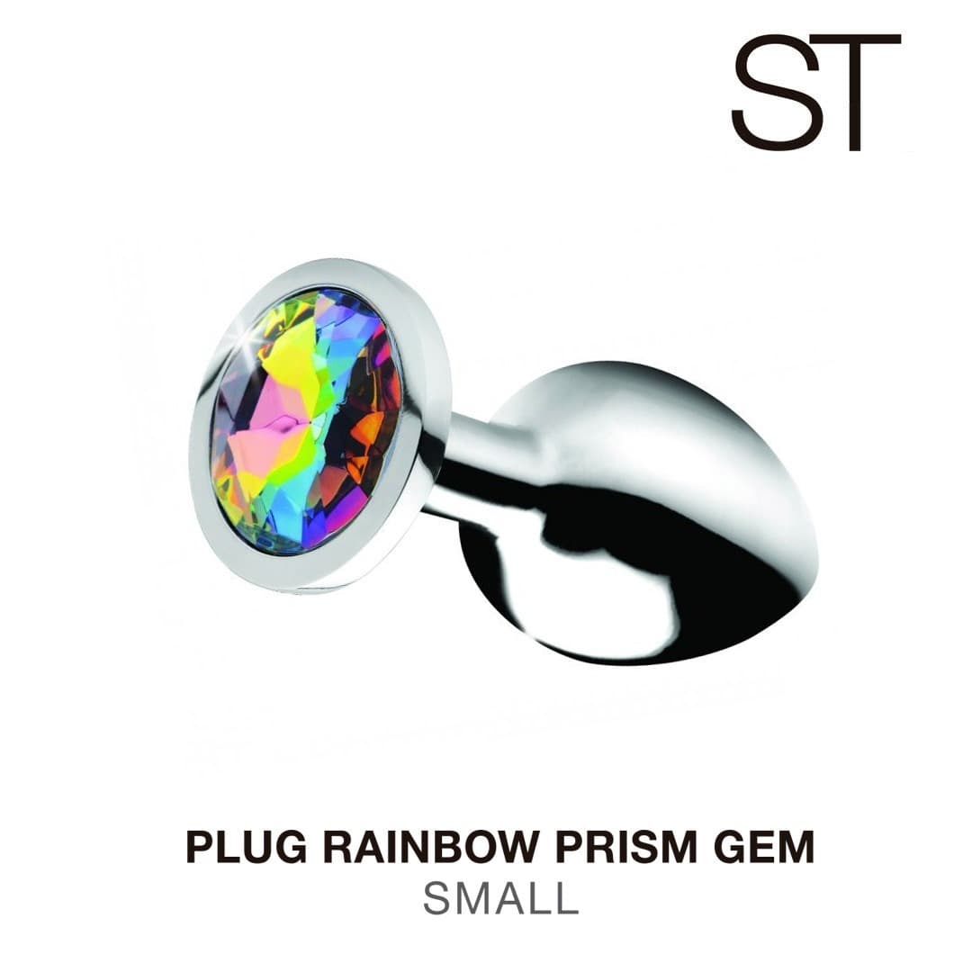 Rainbow Prism Gem Anal Plug Small