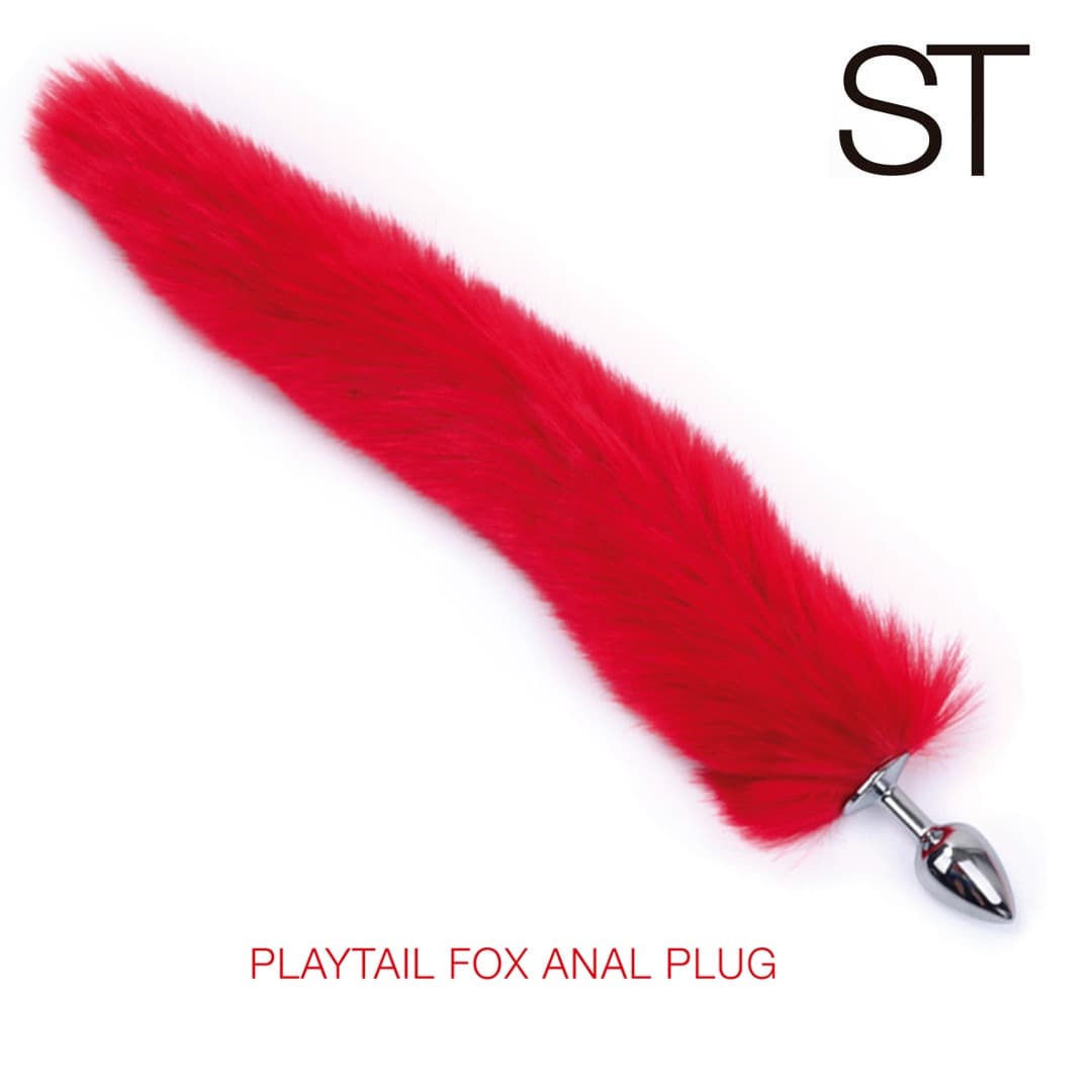 Plug silver red