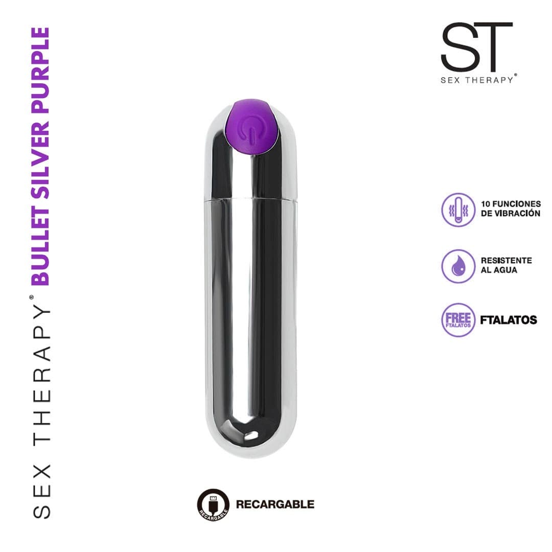 Bullet silver purple