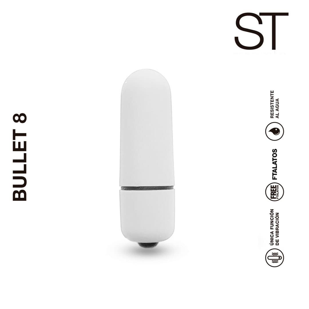 Bullet 8 white - BY17-202 WHITE