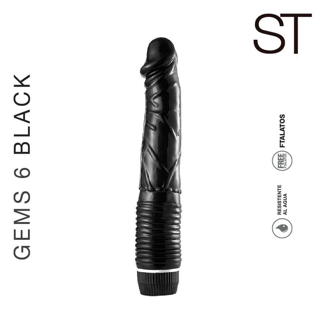 Vibrador Gems 6 black