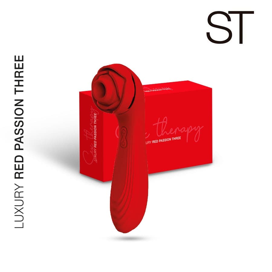 Estimulador de clitoris Luxury Red Passion Three