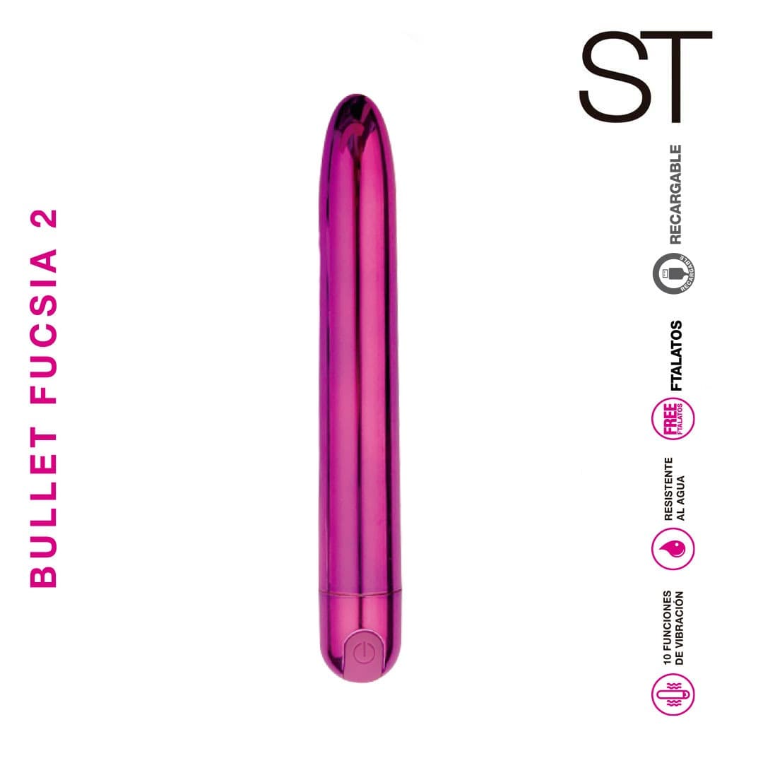 Estimulador de clitoris Bullet Fucsia 2