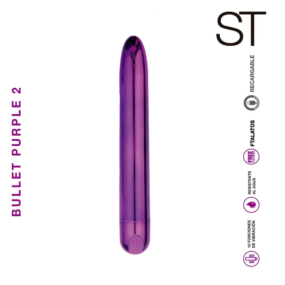 Estimulador de clitoris Bullet Purple 2