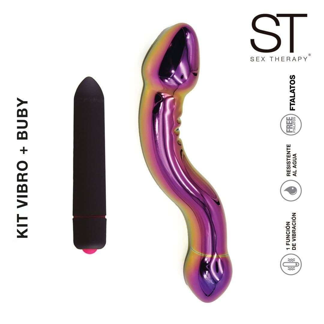 Kit vibro + dildo buby