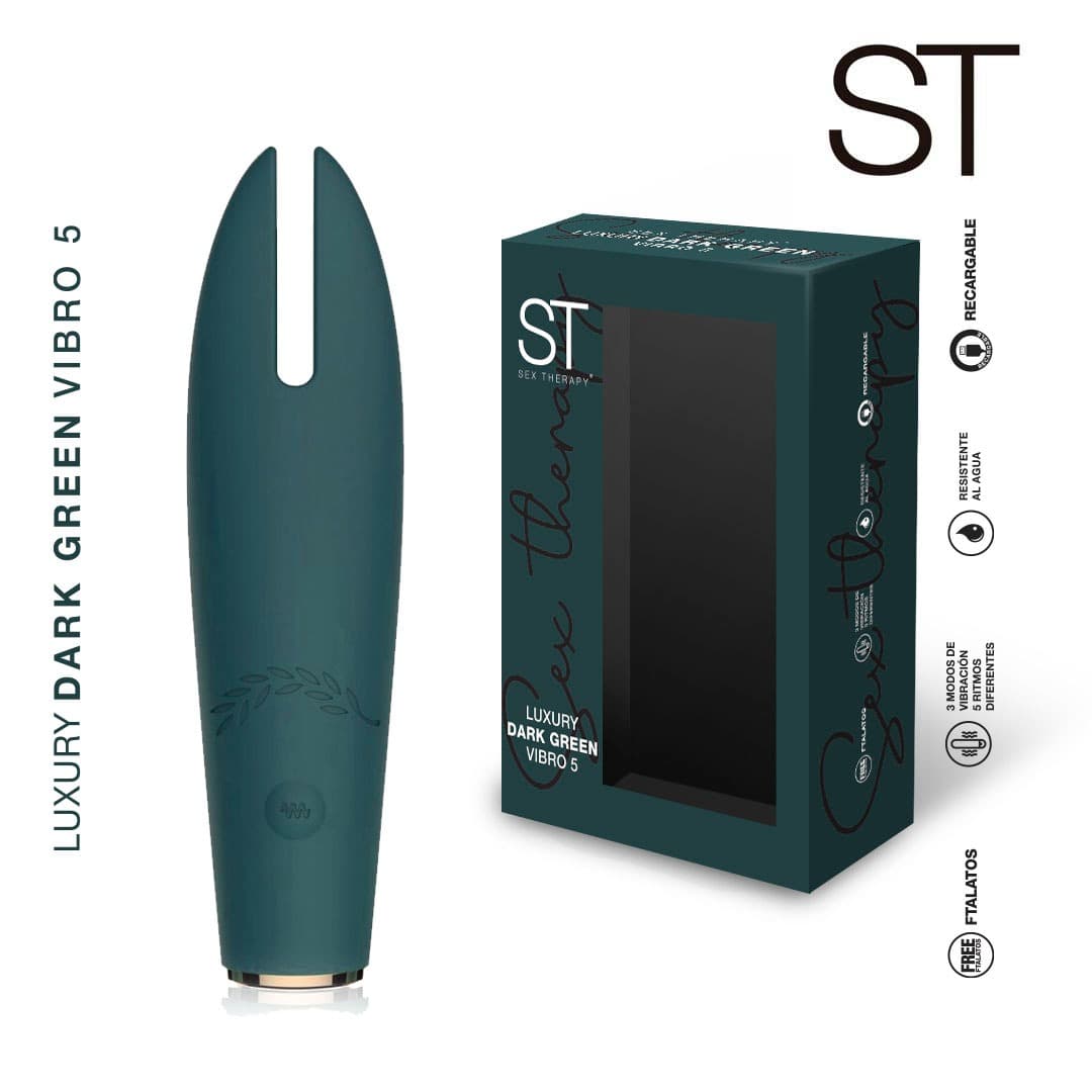 Vibrador clitoriano Dark Green Vibro 5