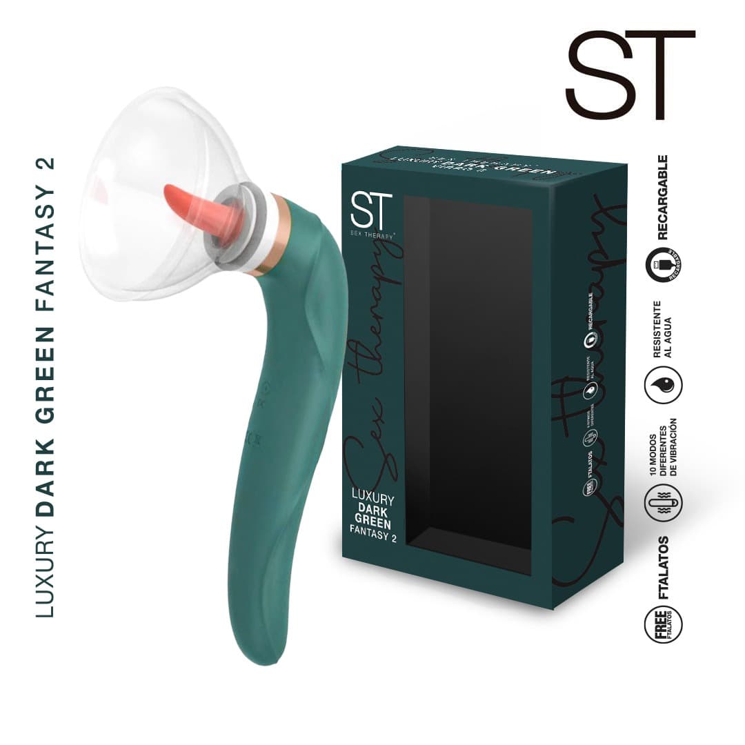 Succionador Luxury Dark Green Fantasy 2
