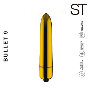 Estimulador de clitoris Bullet 9 - Dorado