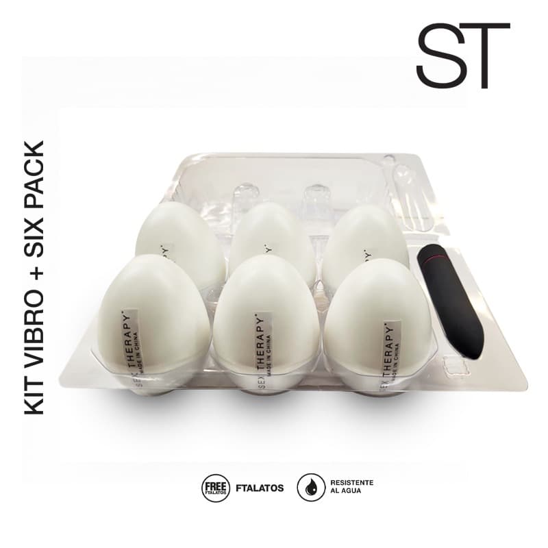 Masturbadores Kit Vibro + Six Pack