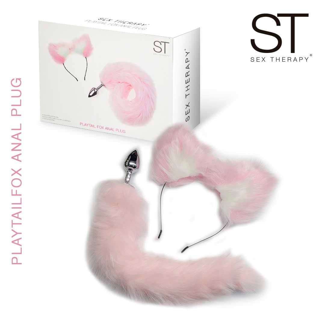 Playtail Fox Anal Plug - Rosa
